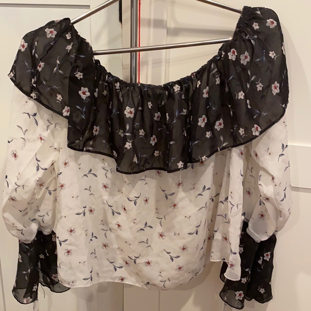 Off the shoulder shirt